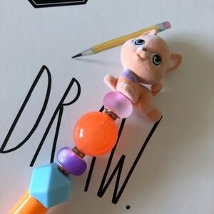 Kitty in my Pocket: Mr. Wonderful Abyssinian Cat handmade pen
